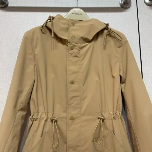 Replica Burberry Trench Coat Long Sleeved For Women #1391100 $170.00 USD for Wholesale