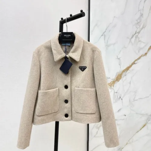 Prada Jackets Long Sleeved For Women #1391127 $140.00 USD, Wholesale Replica Prada Jackets