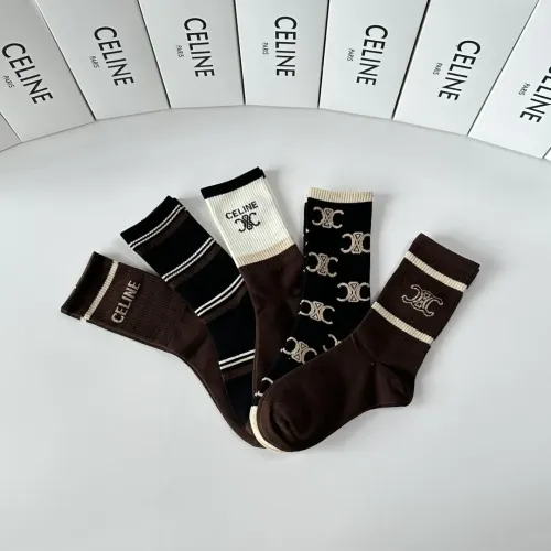 Replica Celine Socks #1391135 $29.00 USD for Wholesale