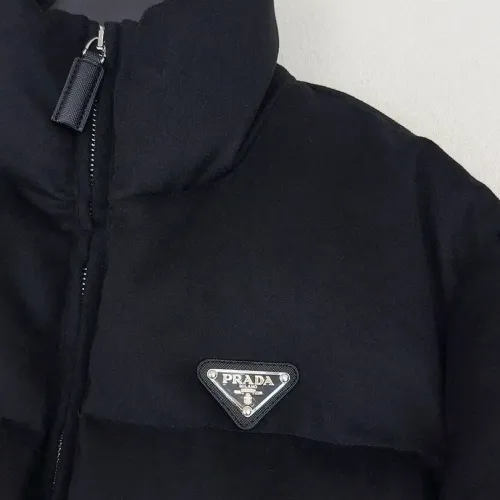 Replica Prada Down Feather Coat Long Sleeved For Women #1391148 $245.00 USD for Wholesale