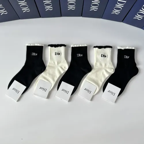 Replica Christian Dior Socks #1391160 $29.00 USD for Wholesale