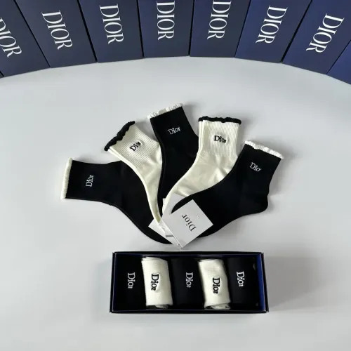Replica Christian Dior Socks #1391160 $29.00 USD for Wholesale