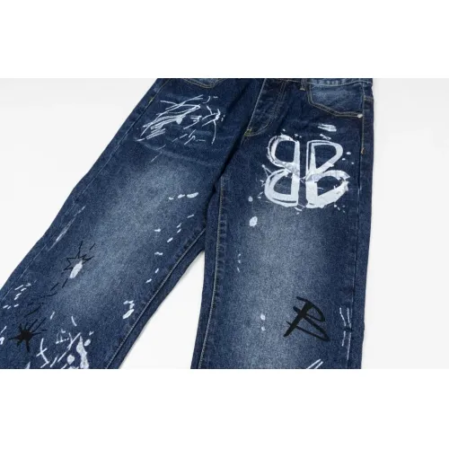 Replica Balenciaga Jeans For Unisex #1391441 $80.00 USD for Wholesale
