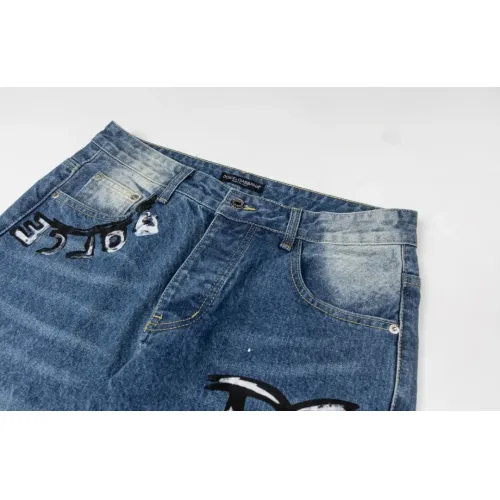 Replica Dolce & Gabbana D&G Jeans For Unisex #1391455 $80.00 USD for Wholesale