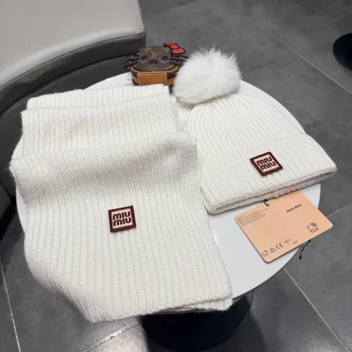 MIU MIU Hat and Scarf Set #1391476