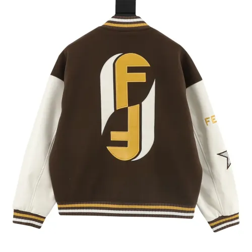 Replica Fendi Jackets Long Sleeved For Unisex #1391597 $112.00 USD for Wholesale