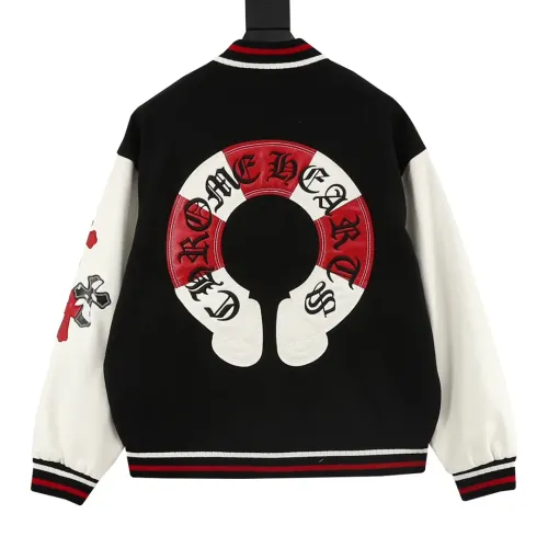 Replica Chrome Hearts Jackets Long Sleeved For Unisex #1391605 $112.00 USD for Wholesale