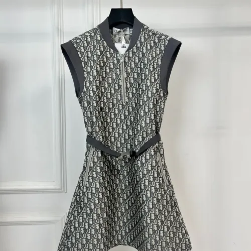 Christian Dior Dresses Sleeveless For Women #1391719 $100.00 USD, Wholesale Replica Christian Dior Dresses