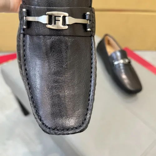 Replica Salvatore Ferragamo Leather Shoes For Men #1391721 $96.00 USD for Wholesale