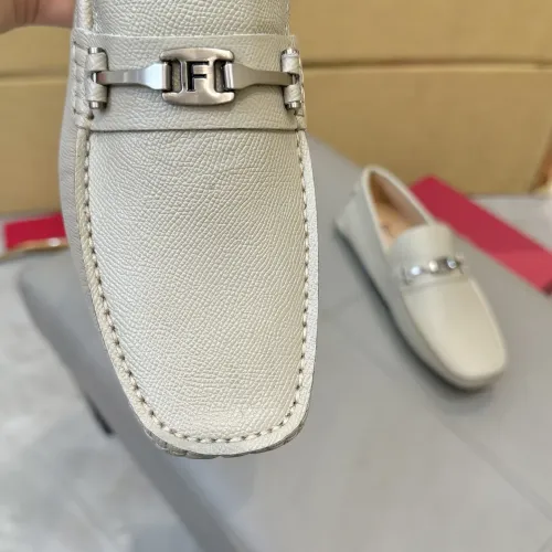 Replica Salvatore Ferragamo Leather Shoes For Men #1391724 $96.00 USD for Wholesale