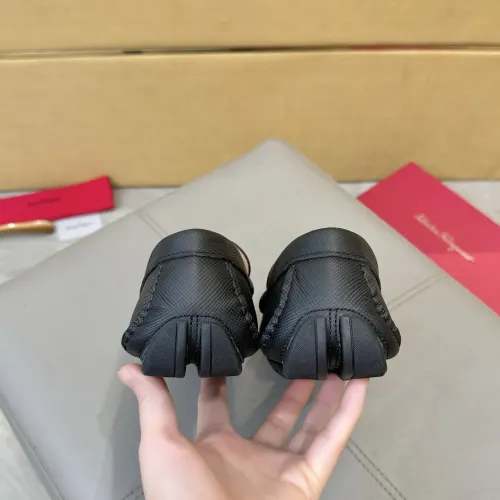 Replica Salvatore Ferragamo Leather Shoes For Men #1391725 $96.00 USD for Wholesale
