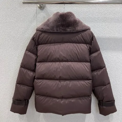 Replica Fendi Down Feather Coat Long Sleeved For Women #1391741 $290.91 USD for Wholesale