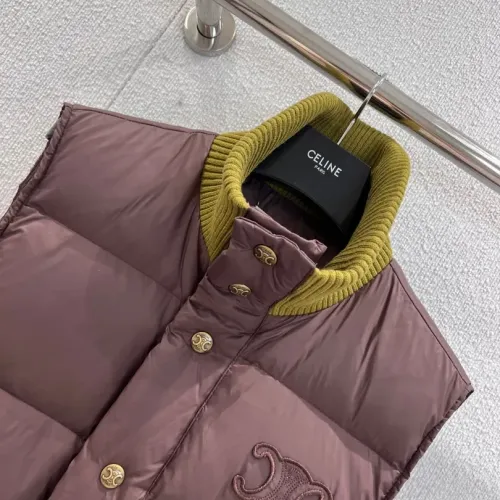 Replica Celine Down Feather Coat Sleeveless For Women #1391744 $140.00 USD for Wholesale