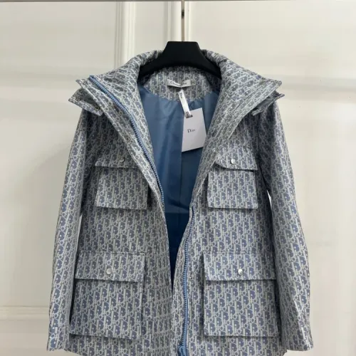 Replica Christian Dior Jackets Long Sleeved For Women #1391781 $130.00 USD for Wholesale
