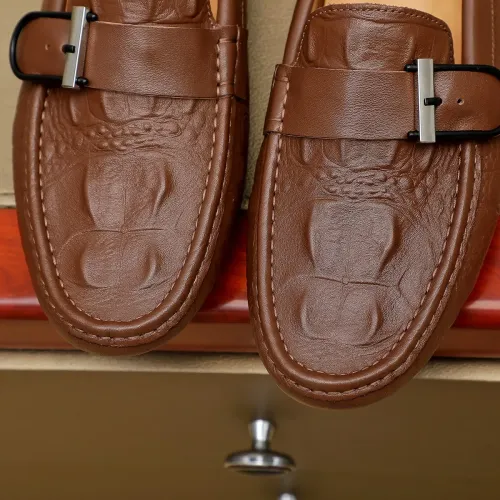Replica Hermes Leather Shoes For Men #1391864 $72.00 USD for Wholesale