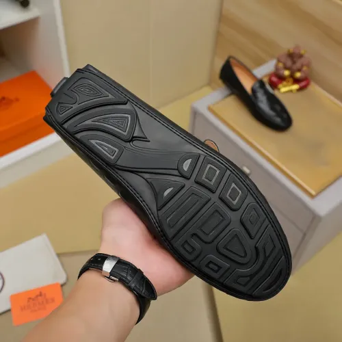 Replica Hermes Leather Shoes For Men #1391865 $72.00 USD for Wholesale