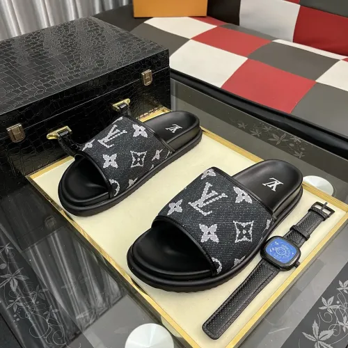 Louis Vuitton Slippers For Men #1392033 $64.00 USD, Wholesale Replica Louis Vuitton Slippers