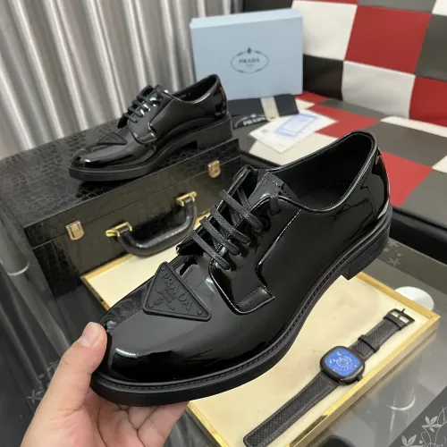Prada Leather Shoes For Men #1392044 $115.00 USD, Wholesale Replica Prada Leather Shoes