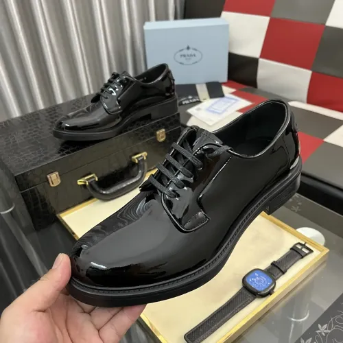 Prada Leather Shoes For Men #1392047 $115.00 USD, Wholesale Replica Prada Leather Shoes