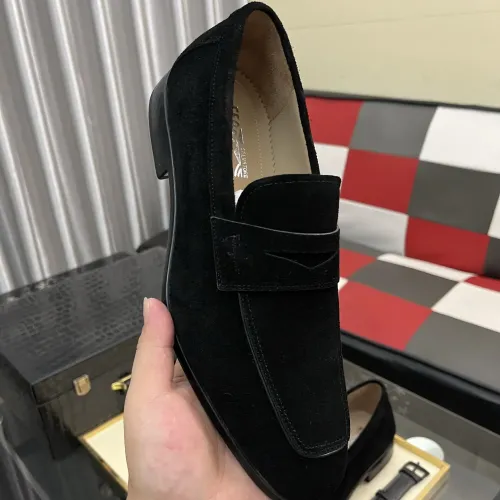 Replica Salvatore Ferragamo Leather Shoes For Men #1392086 $108.00 USD for Wholesale