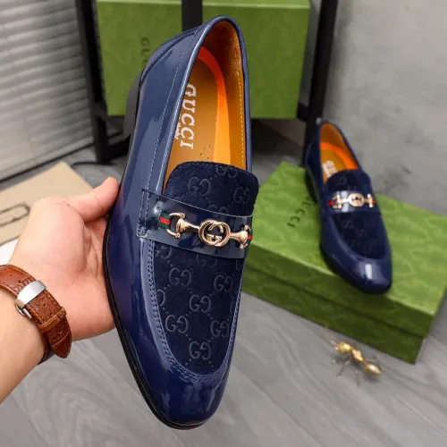 Replica Gucci Oxfords Shoes For Men #1392115 $92.00 USD for Wholesale