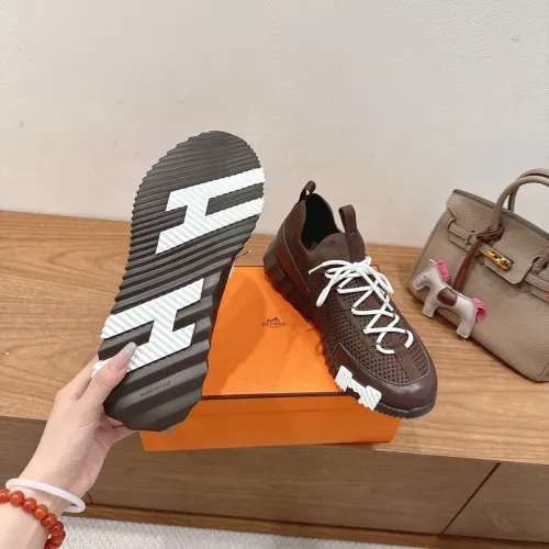 Replica Hermes Casual Shoes For Women #1392158 $125.00 USD for Wholesale