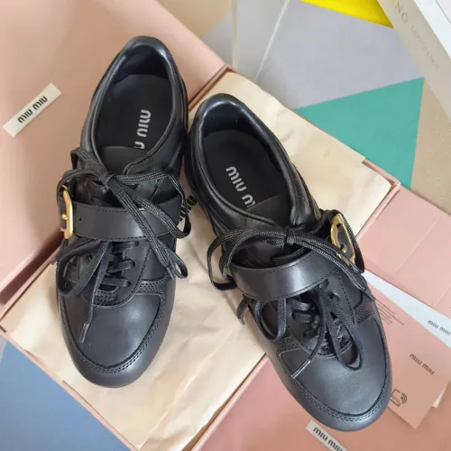 Replica MIU MIU Casual Shoes For Women #1392238 $125.00 USD for Wholesale