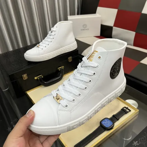 Versace High Tops Shoes For Men #1392488 $80.00 USD, Wholesale Replica Versace High Tops Shoes