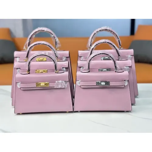 Hermes AAA Quality Handbags In Gold For Women #1392559 $96.00 USD, Wholesale Replica Hermes AAA Quality Handbags