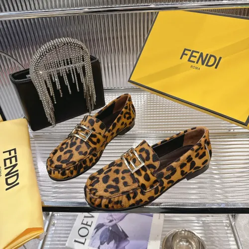 Fendi Leather Shoes For Women #1392623 $102.00 USD, Wholesale Replica Fendi Leather Shoes