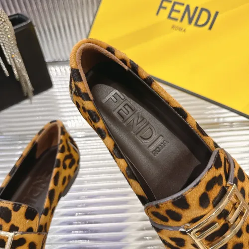 Replica Fendi Leather Shoes For Women #1392623 $102.00 USD for Wholesale