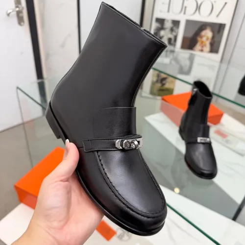 Replica Hermes Boots For Women #1392671 $145.00 USD for Wholesale