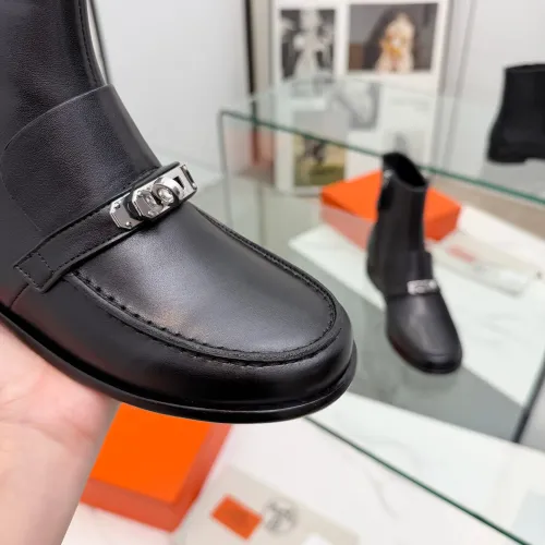 Replica Hermes Boots For Women #1392671 $145.00 USD for Wholesale