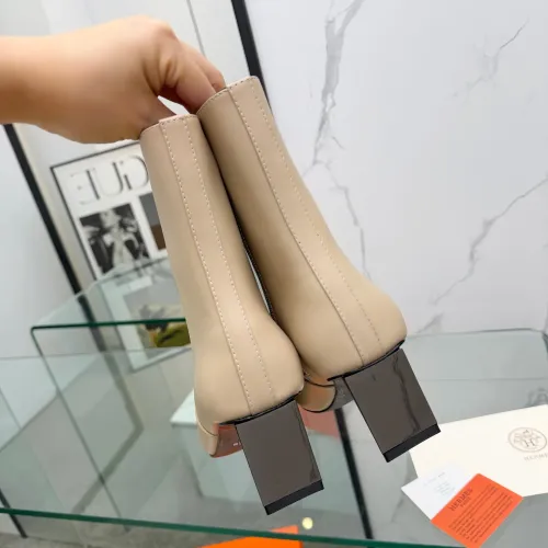 Replica Hermes Boots For Women #1392672 $145.00 USD for Wholesale