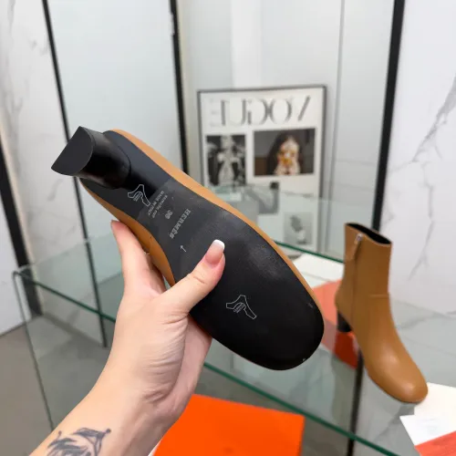 Replica Hermes Boots For Women #1392673 $145.00 USD for Wholesale