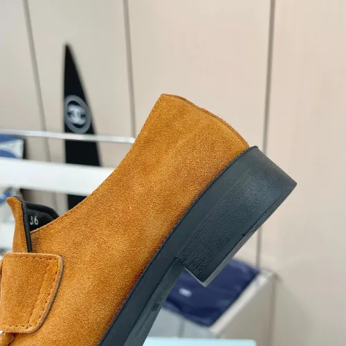 Replica Prada Leather Shoes For Women #1392726 $102.00 USD for Wholesale