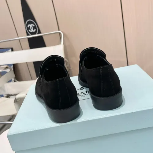 Replica Prada Leather Shoes For Women #1392730 $102.00 USD for Wholesale