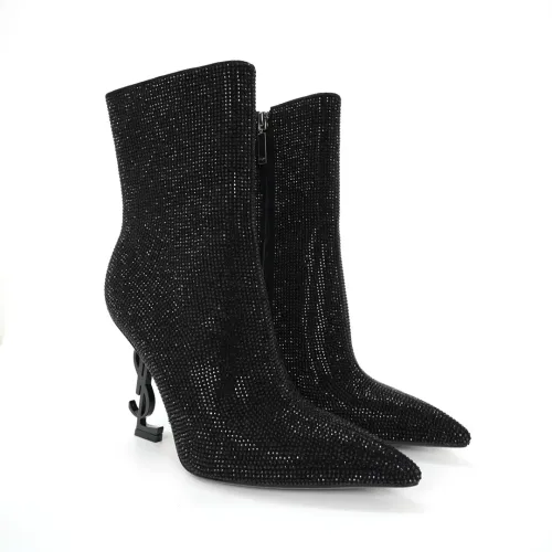 Replica Yves Saint Laurent YSL Boots For Women #1392783 $190.00 USD for Wholesale