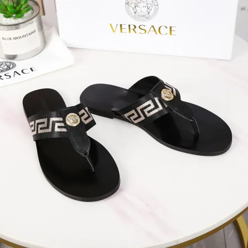 Replica Versace Slippers For Men #1392818 $102.00 USD for Wholesale