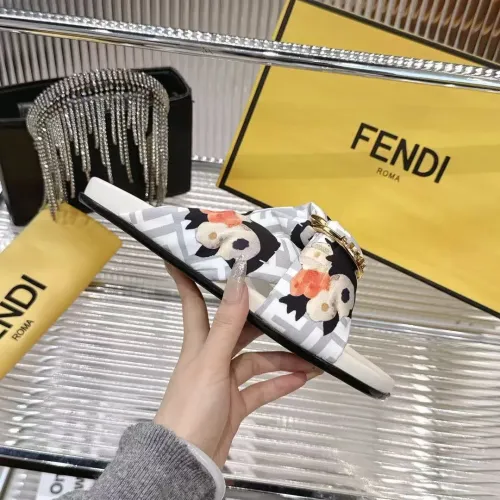 Replica Fendi Slippers For Women #1392896 $80.00 USD for Wholesale