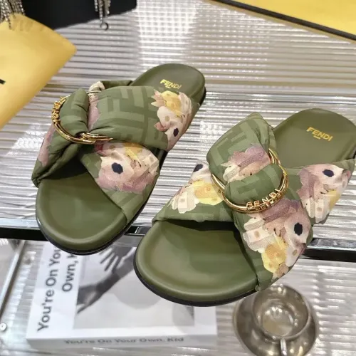 Replica Fendi Slippers For Women #1392898 $80.00 USD for Wholesale
