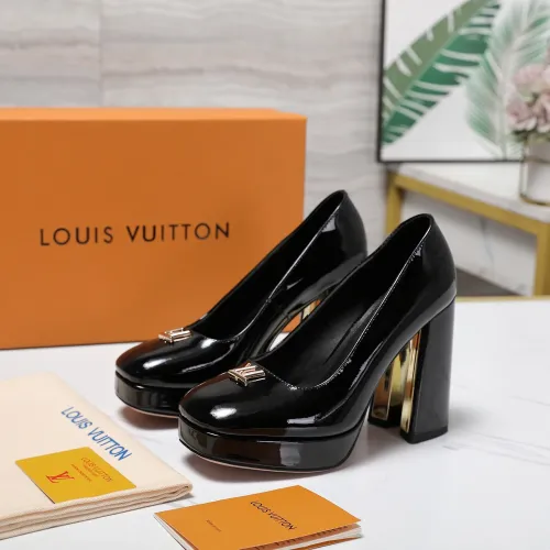 Louis Vuitton High-Heeled Shoes For Women #1392928 $125.00 USD, Wholesale Replica Louis Vuitton High-Heeled Shoes