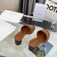 $92.00 USD Christian Dior Slippers For Women #1381999