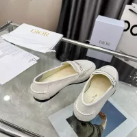 $105.00 USD Christian Dior Leather Shoes For Women #1382009