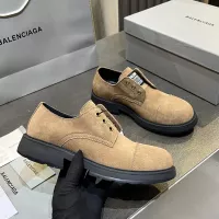 $125.00 USD Balenciaga Leather Shoes For Men #1382016