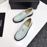 $125.00 USD Chanel Leather Shoes For Women #1382034