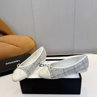$92.00 USD Chanel Flat Shoes For Women #1382067