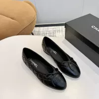 $92.00 USD Chanel Flat Shoes For Women #1382069