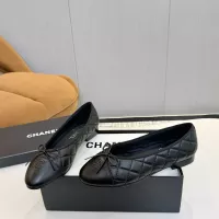 $92.00 USD Chanel Flat Shoes For Women #1382069