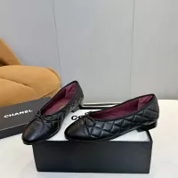 $92.00 USD Chanel Flat Shoes For Women #1382070